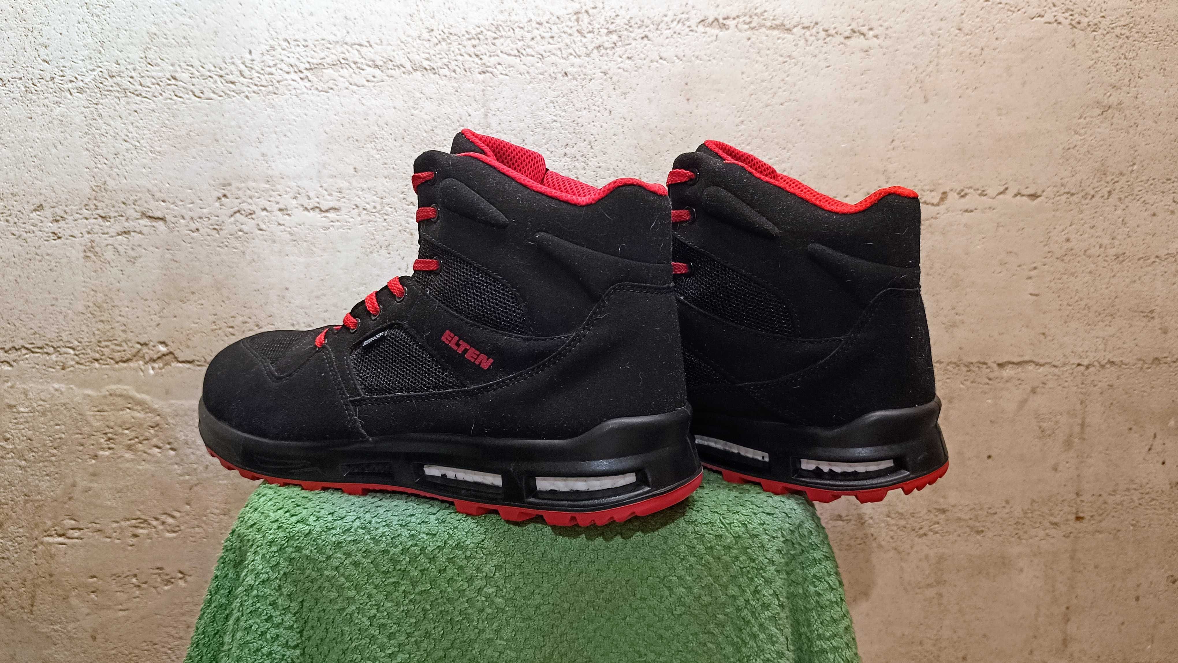 Wysokie buty robocze ELTEN LAKERS XXT MID ESD S1P SRC r.47 jak nowe