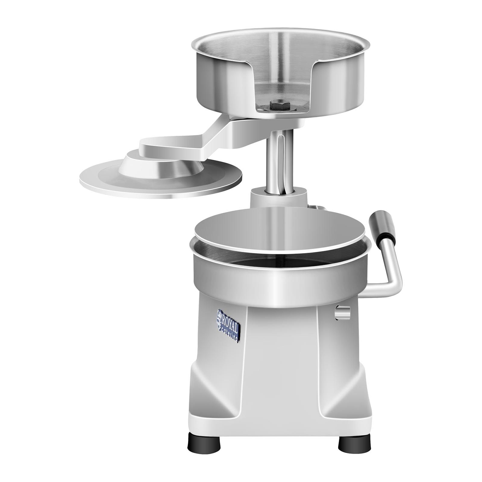 ręczna prasa maszynka do hamburgerów burgerów o śr. 15cm + 50 qmx
