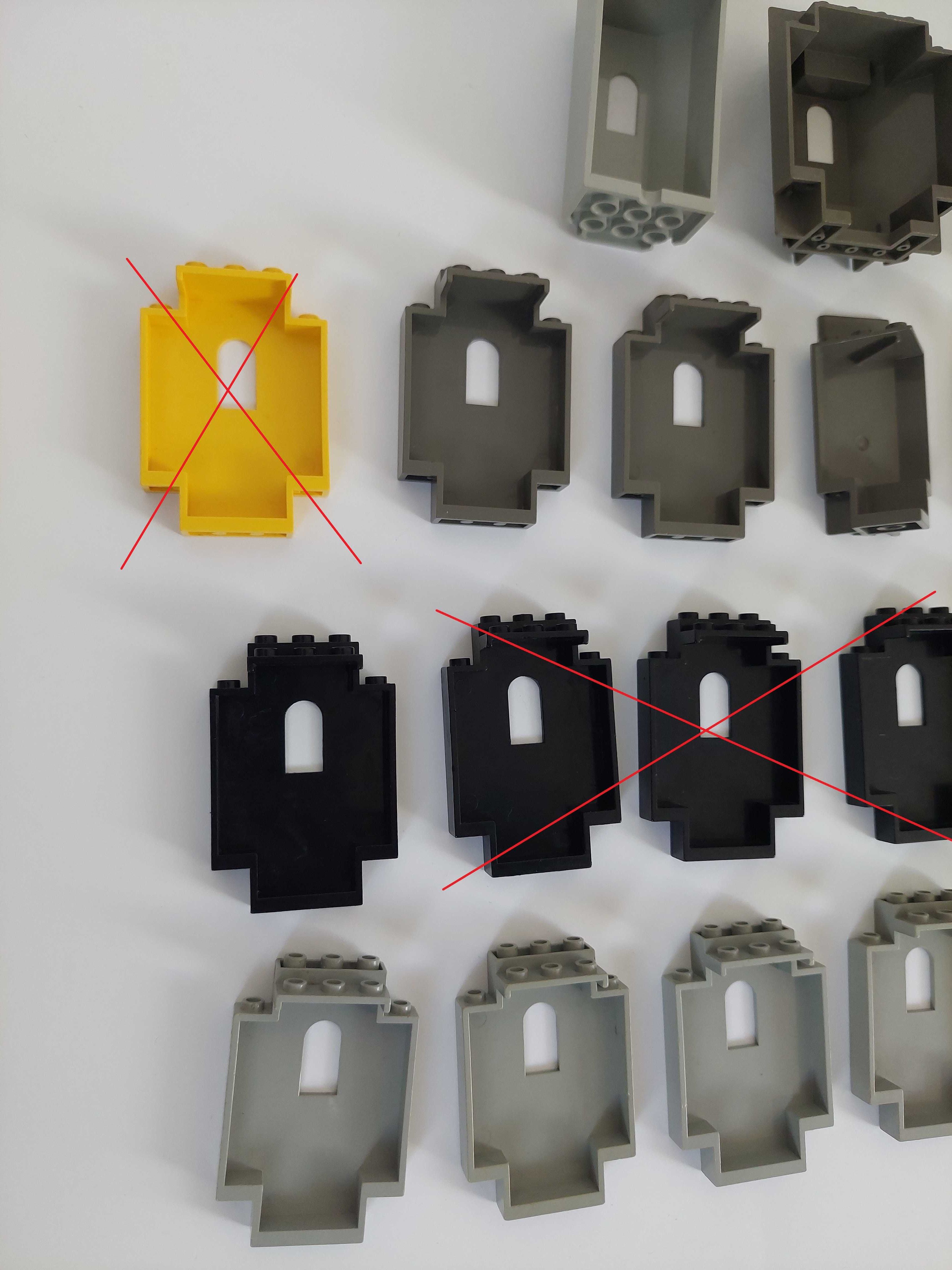 Lego Castle panele i elementy ścian