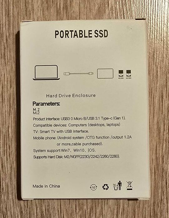 Dysk zewnętrzny Portable SSD 128 TB