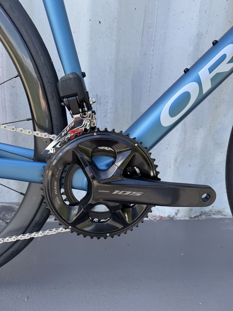 Rower szosowy Orbea Orca M35i rozm 55 Slate Blue 105 Di2 koła carbon