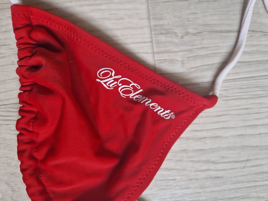 Купальник красный женский р. S-M