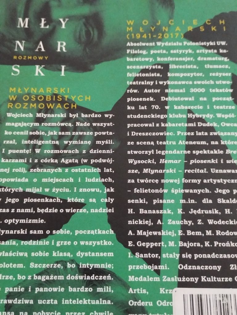 Wojciech Młynarski rozmowy biografia życiorys tekściarz kabarety  PRL