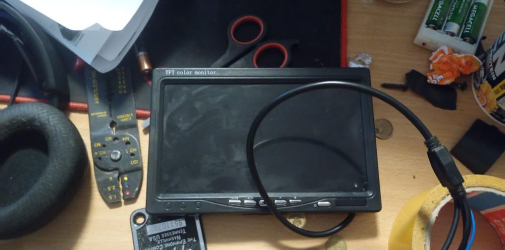 monitorek 7 calowy do domu lub samochodu