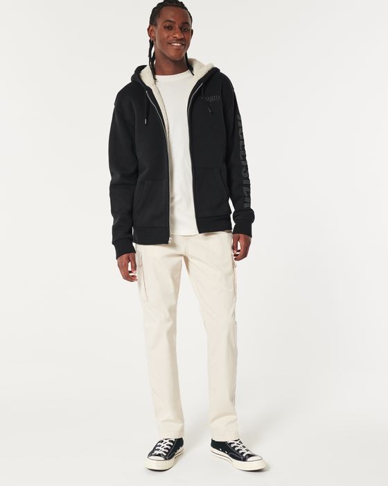 Bluza Miś Gruba Kurtka Hollister M by Abercrombie 2025 podwójna