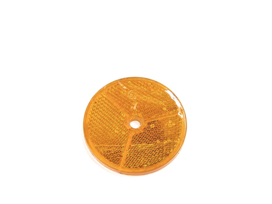 Odblask pomarańczowy przykręcany marki Bumm 533 okrągły 6 cm