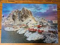 Puzzle Educa 1500 Wyspy Lofoten KOMPLETNE raz układane
