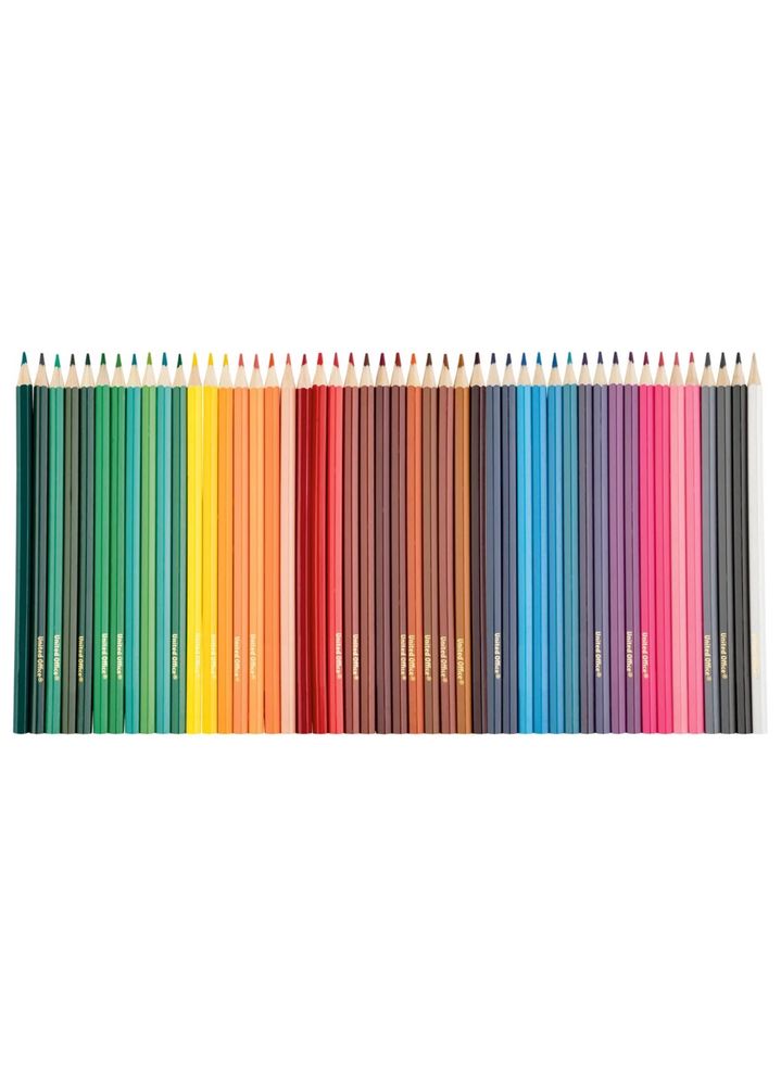 Кольорові олівці 48 кольорів різнобарвний United Office