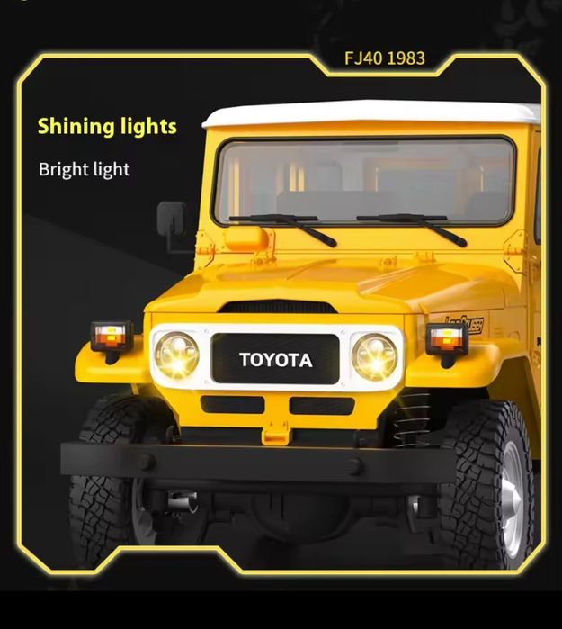 Carro RC Crawler Toyota Land Cruiser FJ40 1/16 HG4-50 proporcional