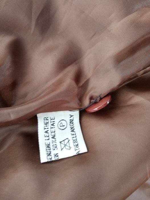 Kurtka marynarka skórzana s/m