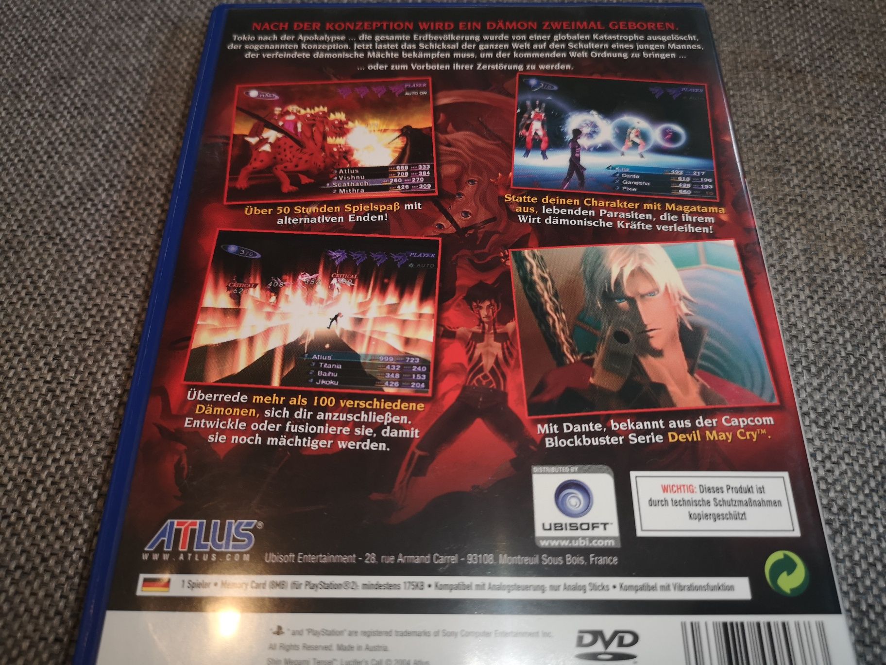 Shin Megami Tensei Lucifers Call PS2 gra ANG (rzadkość na rynku)