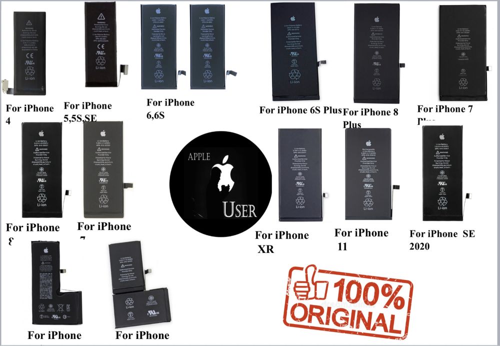 Lot батарея iphone SE2020,7,8,7+,8+,XR,11,12mini,12pro max,13