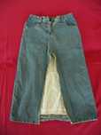 Spódnica jeansowa kowbojska długa jeans koronka frędzle US 14 152 XS S