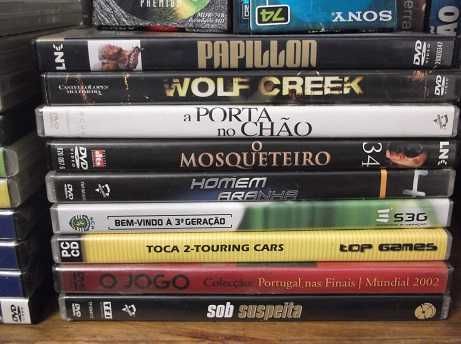 DVDs com filmes originais