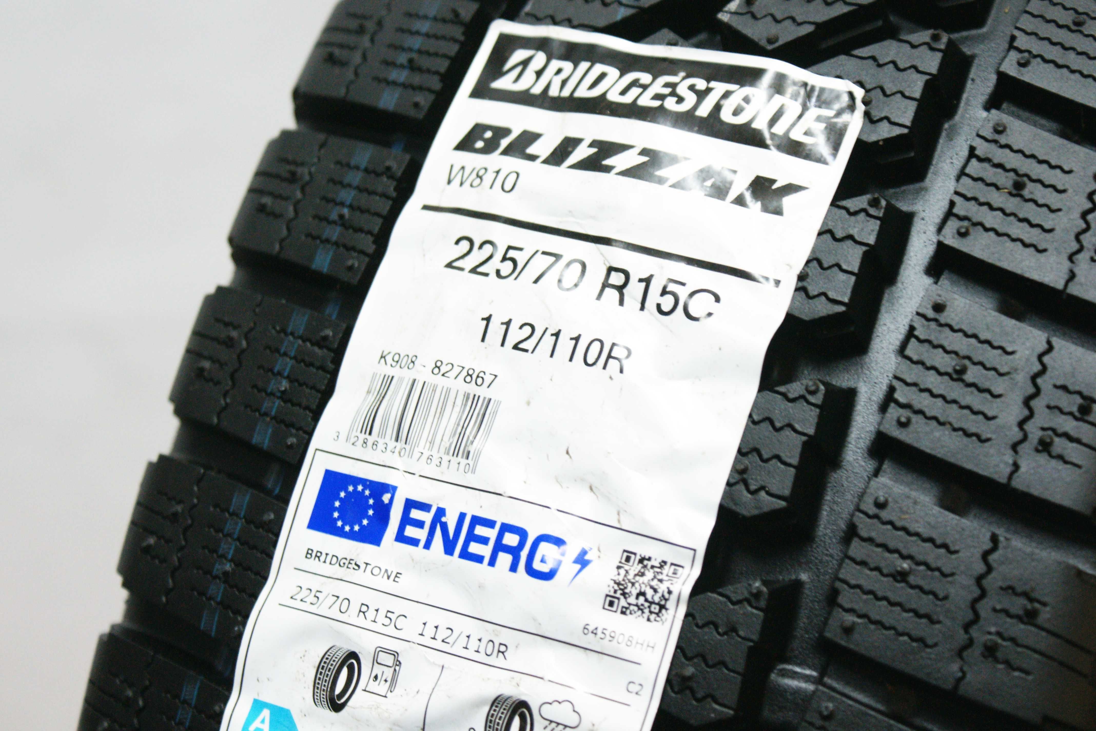 2x BRIDGESTONE 225/70R15C 112R Blizzak W810 NOWE