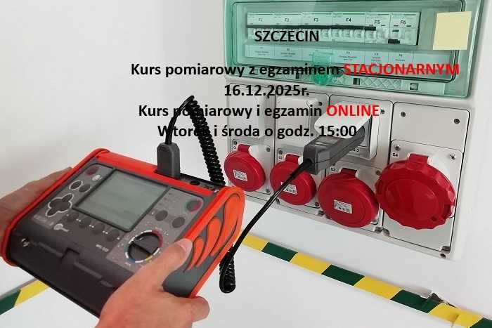 SZCZECIN szkolenie pomiarowe uprawnienia elektryczne 16.12.2025