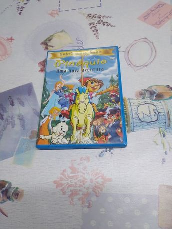 DVD do filme "Pinóquio, uma nova aventura"