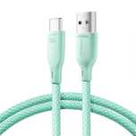 Kabel Joyroom Multi-Color Series S-A34 Usb-A / Usb-C 100W 1M - Zielony