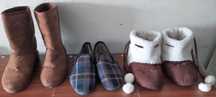 Conjunto 3 Pares Pantufas Chinelos 38
