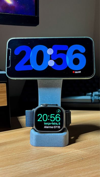 Estação Carregamento Magsafe (iPhone/Apple Watch) - Charging Dock
