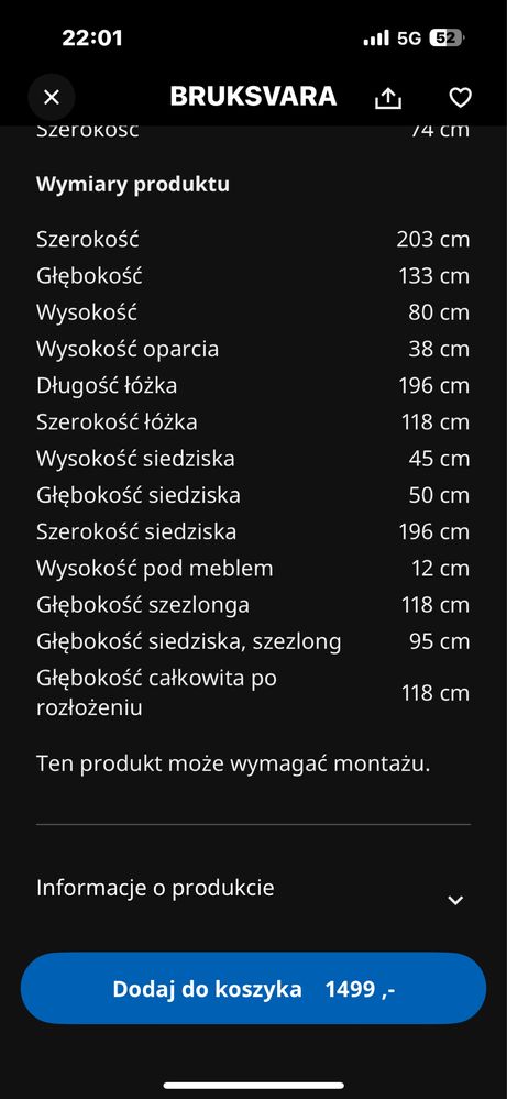 Sofa Ikea Bruksvara
