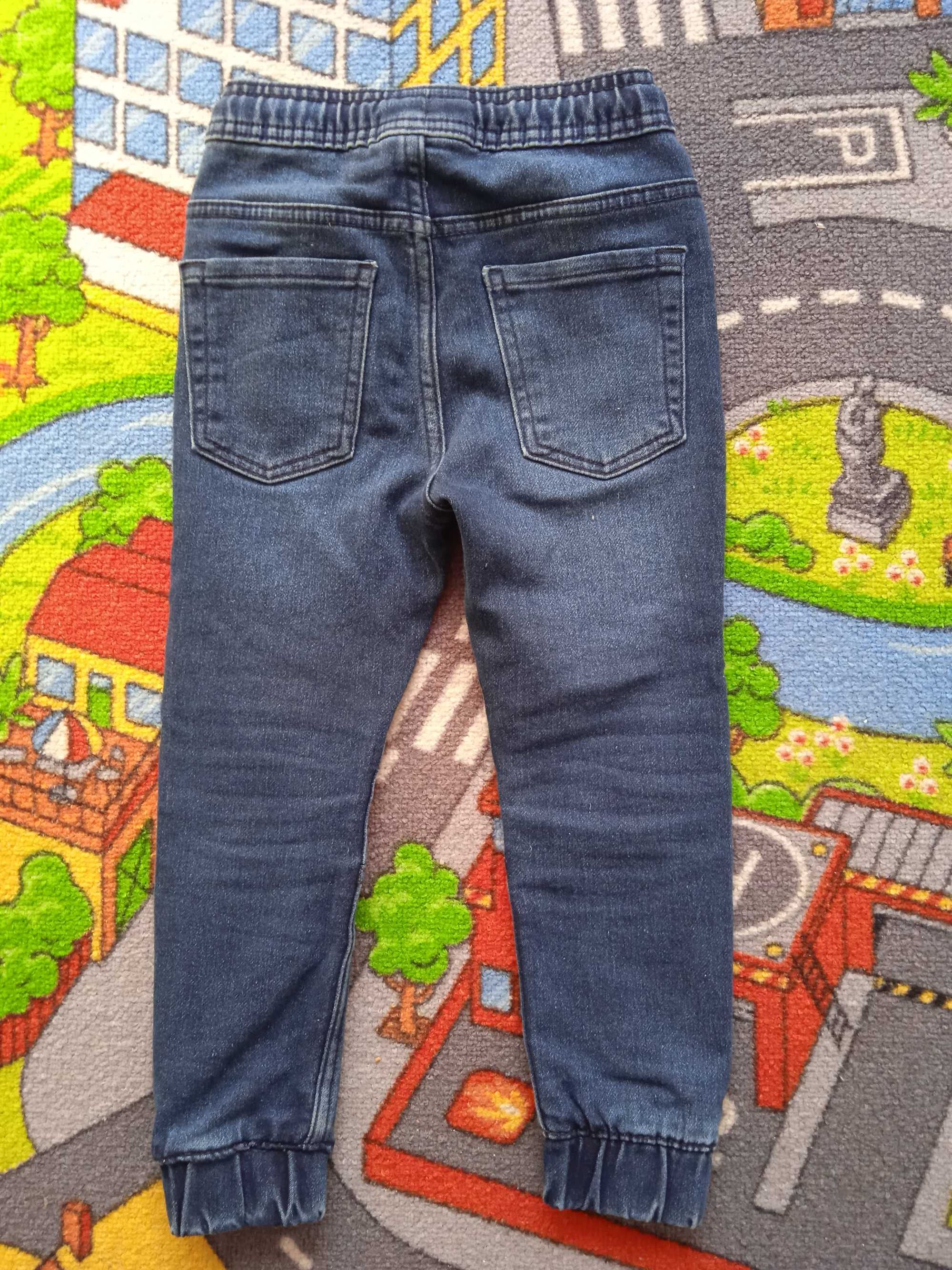 Spodnie dżinsowe jogger chłopięce rozmiar 104