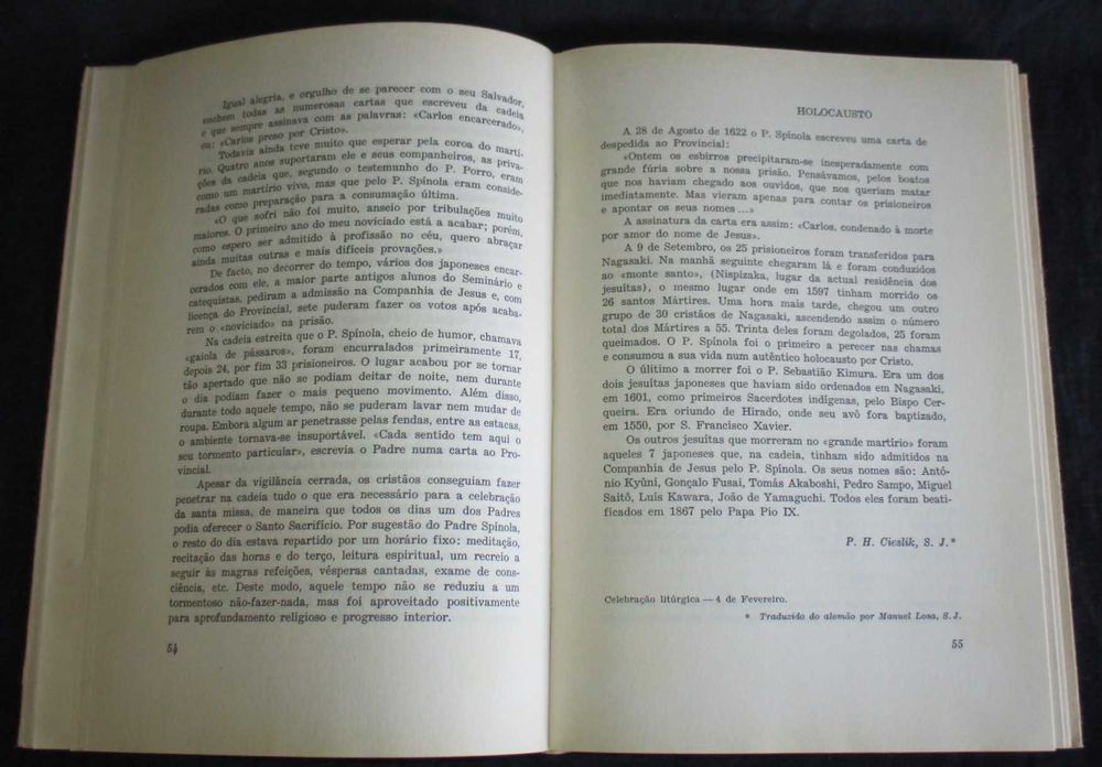 Livro Santos e Beatos da Companhia de Jesus