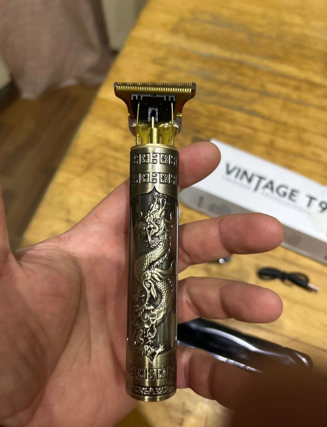 Máquina barbear/depilação vintage(Bateria)