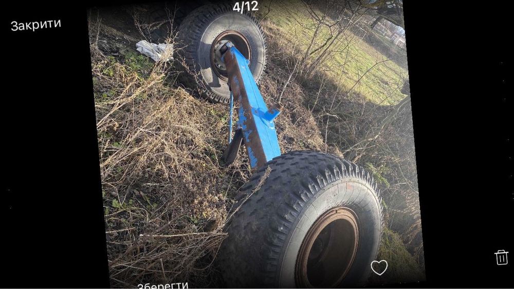 Балка задня з колесами розборка до комбайна fortschritt