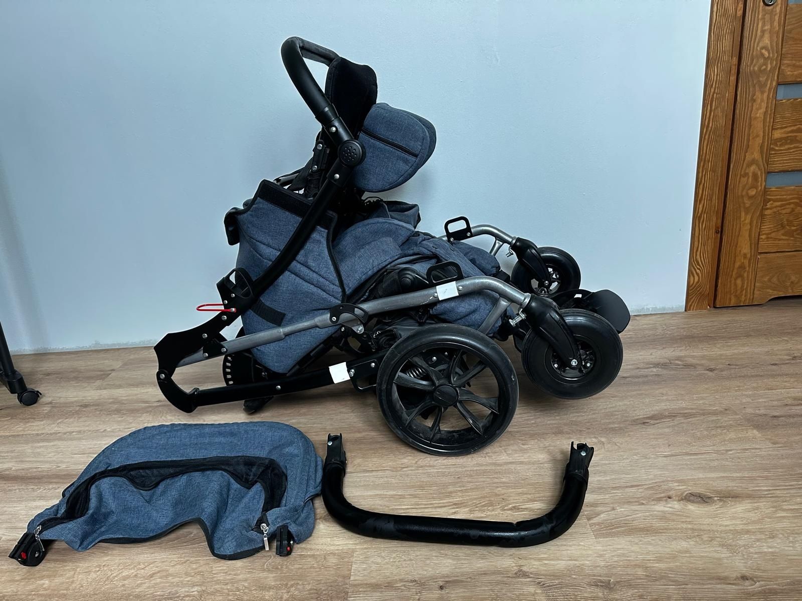 Wózek inwalidzki specjalny dla dzieci i młodzieży do 80kg
Model: YETI