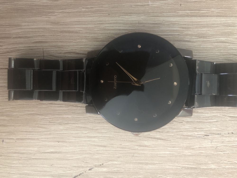 Zegarek czarny unisex Quartz