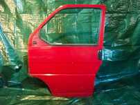 vw t4 transporter drzwi lewe przednie czerwone model 1996< 2002