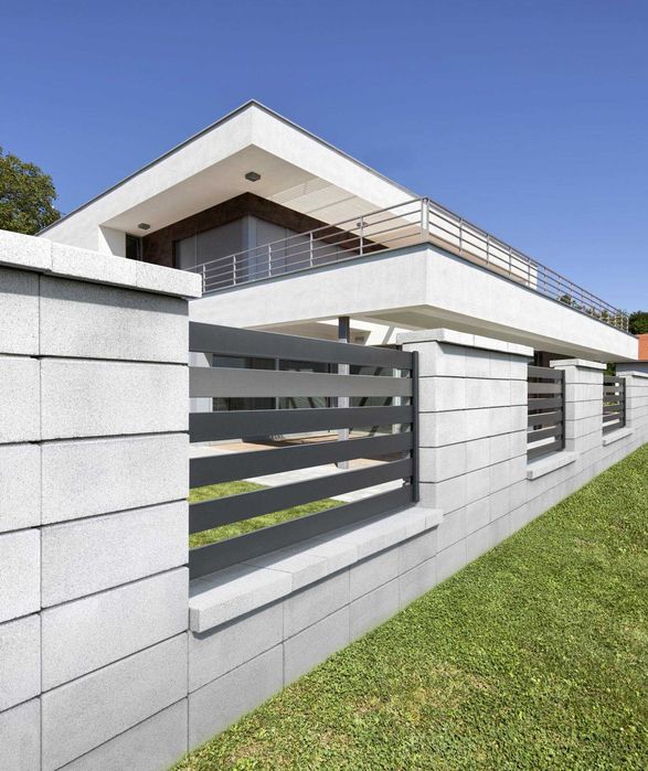 Pustak, bloczek ogrodzeniowy Cubo K1 50x22x19 cm DREWBET gładki