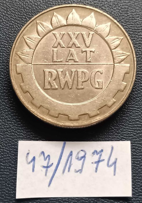 20 złotych "XXV Lat RWPG" 1974