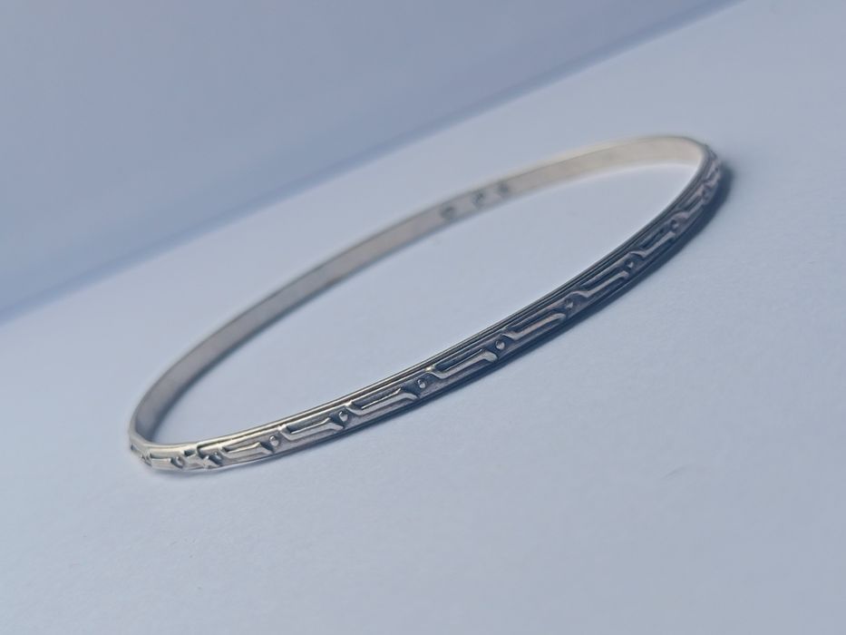 Bransoletka srebrna " Rytosztuka" okrągła SREBRO