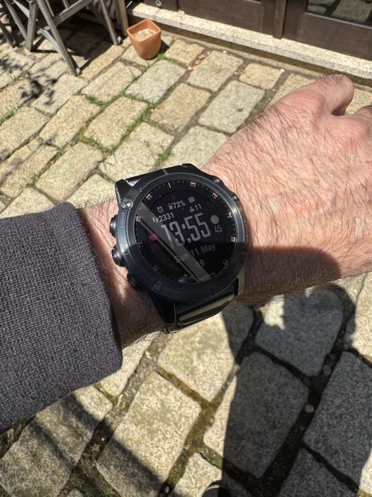 RELOGIO GARMIN 5 X PLUS Slate Gray Sapphire with Metal Band 51mm