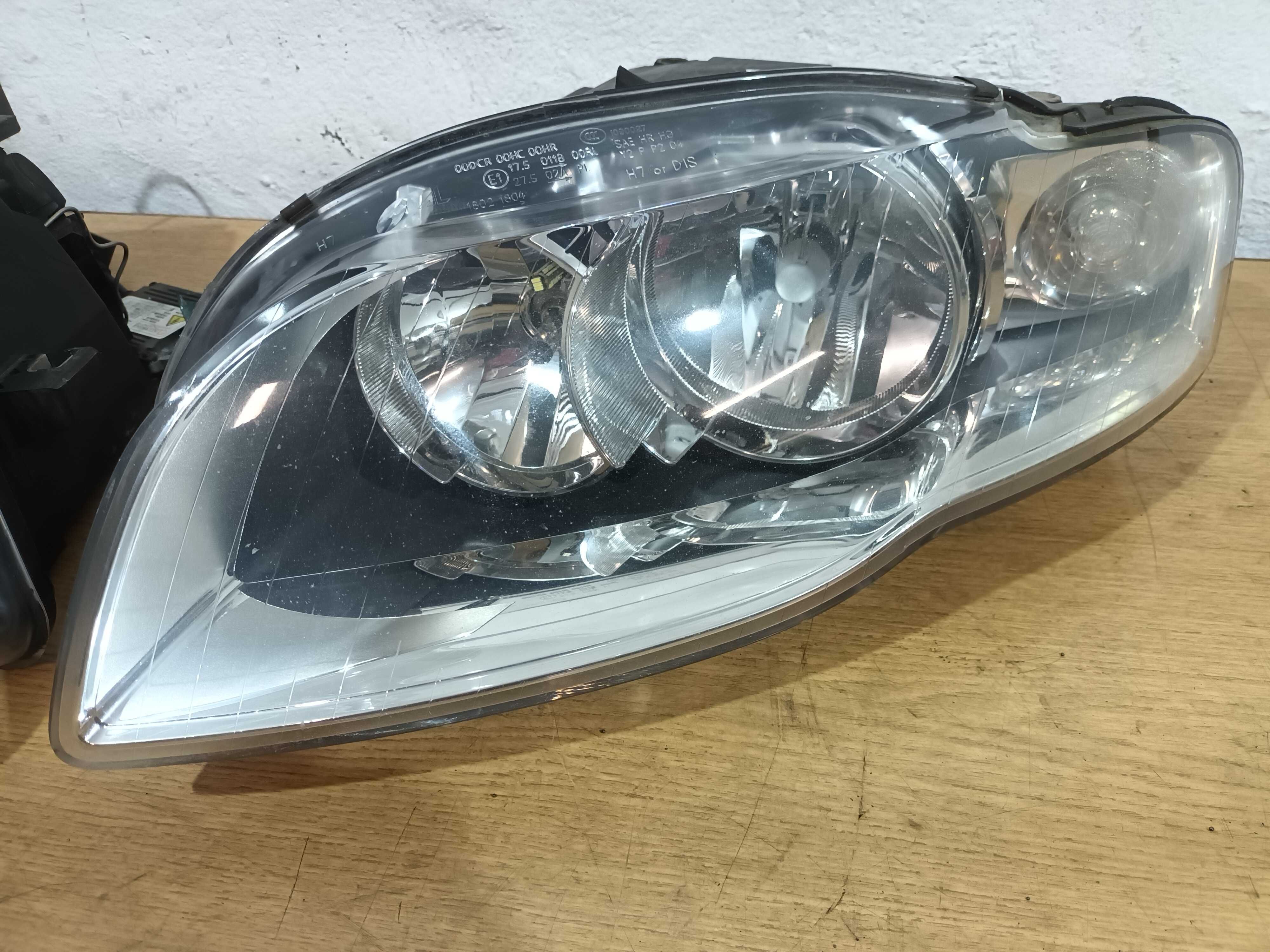 Lampy lampa przód przednia prawa lewa AUDI A4 B7 ANGLIK lift