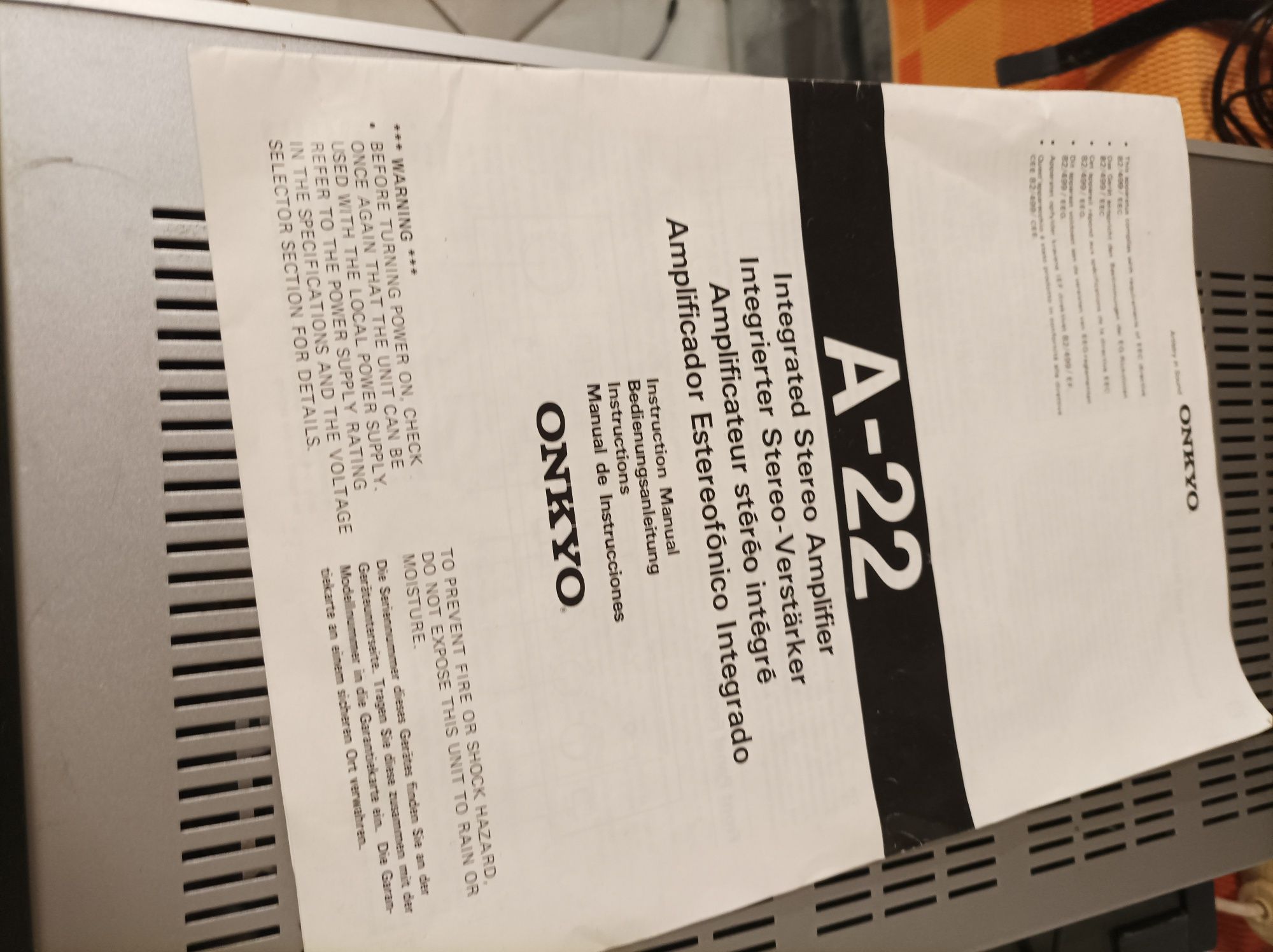 Wzmacniacz Onkyo A-22 super,papiery, Japan