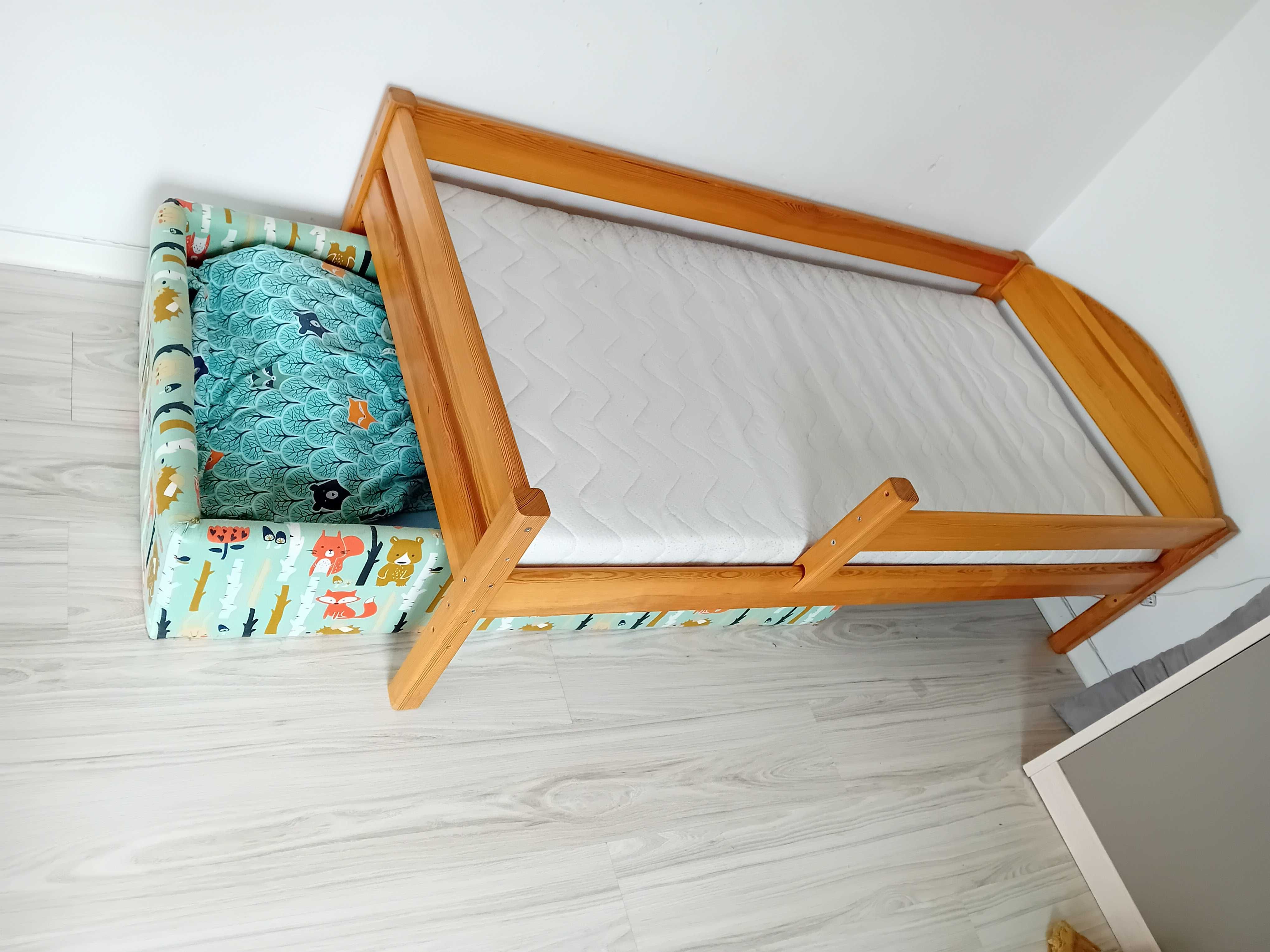 Małe łóżeczko dla dziecka 120 cm x 60 cm