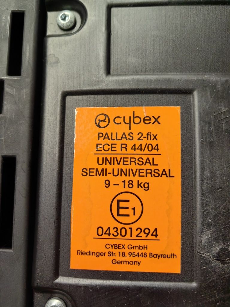 Fotelik Cybex 9-36 baza +isofix