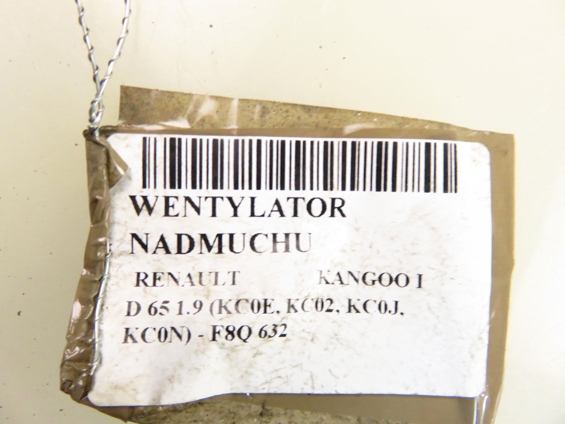 DMUCHAWA RENAULT KANGOO I 9174550017