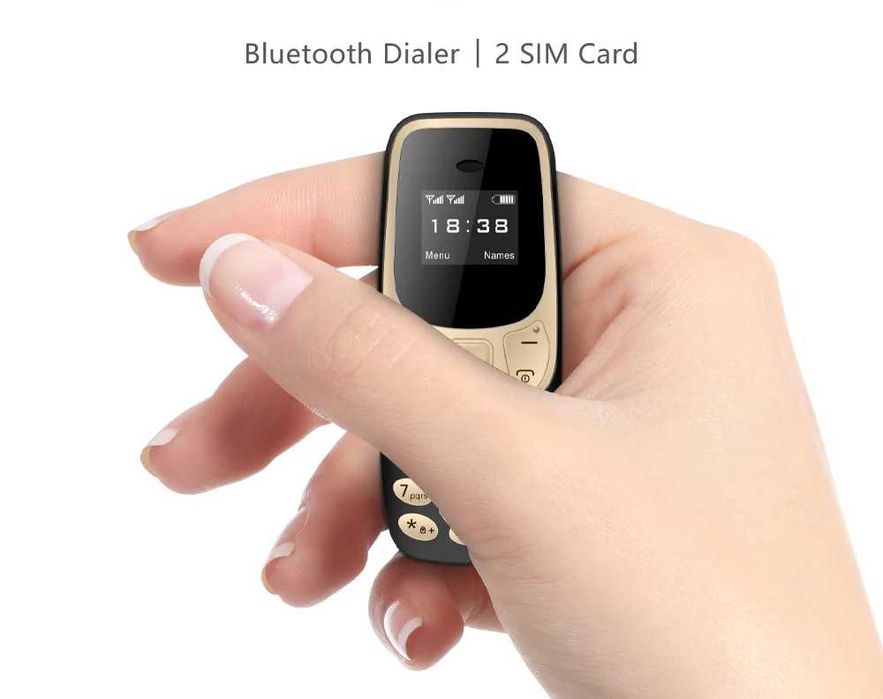Мини телефон миниатюрный кнопочный 2 sim смартфон 2 симки все функции