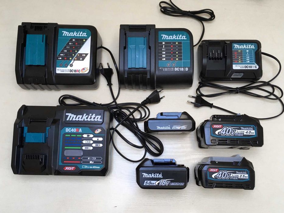 Оригинал Makita DC18SD DC18RC DC40RA зарядное Аккумулятор LXT XGT CXT
