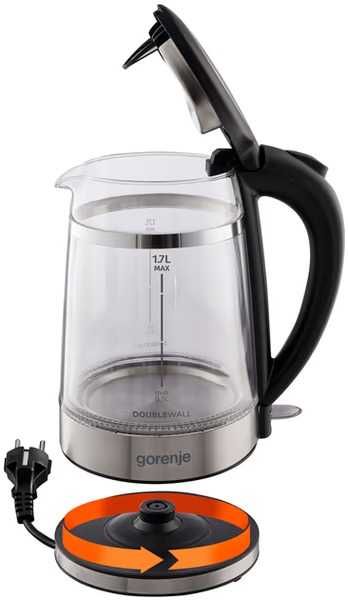 Електричний чайник Gorenje K17GDW