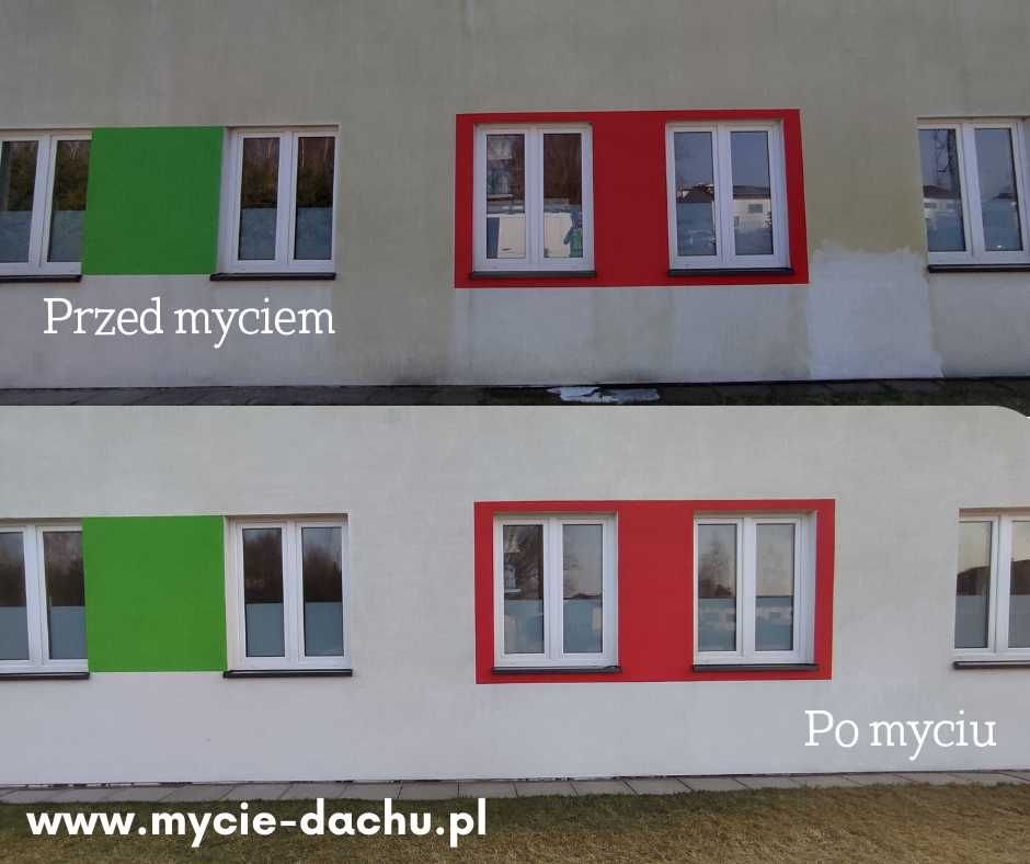 Mycie dachu, elewacji, kostki brukowej, paneli fotowoltaicznych Dzwoń