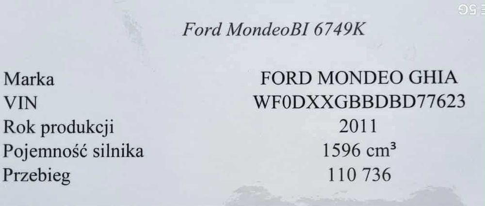 Ford Mondeo mk4 sedan