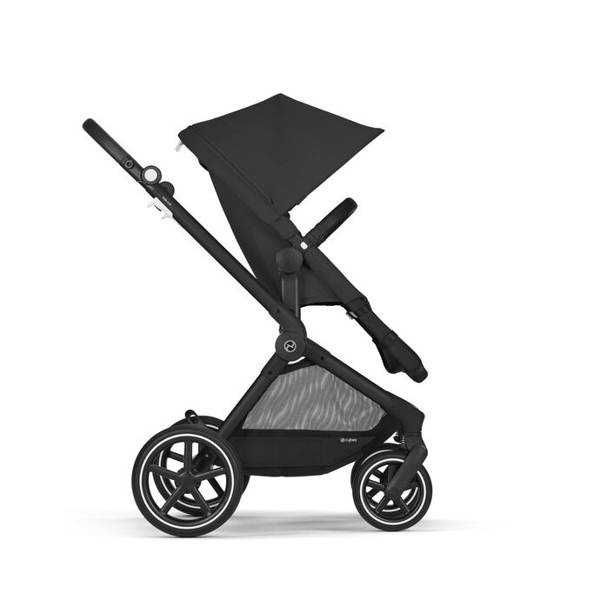 Cybex Eos Lux Wózek Głęboko-Spacerowy Moon Black+Cybex Cloud G+ZESTAW
