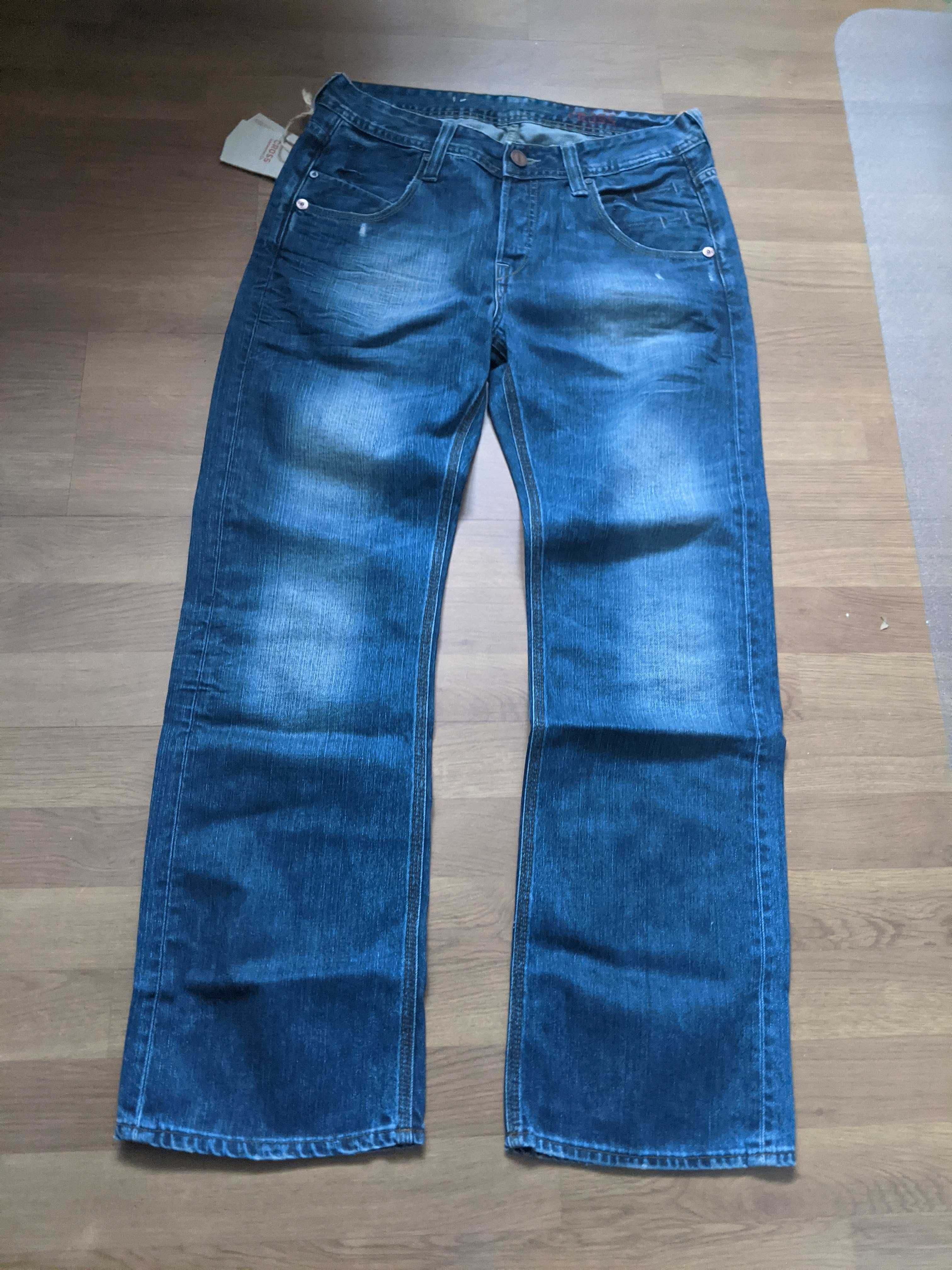 SPODNIE męskie jeans XL GROSS 31/30 pas 84 dziury NOWE