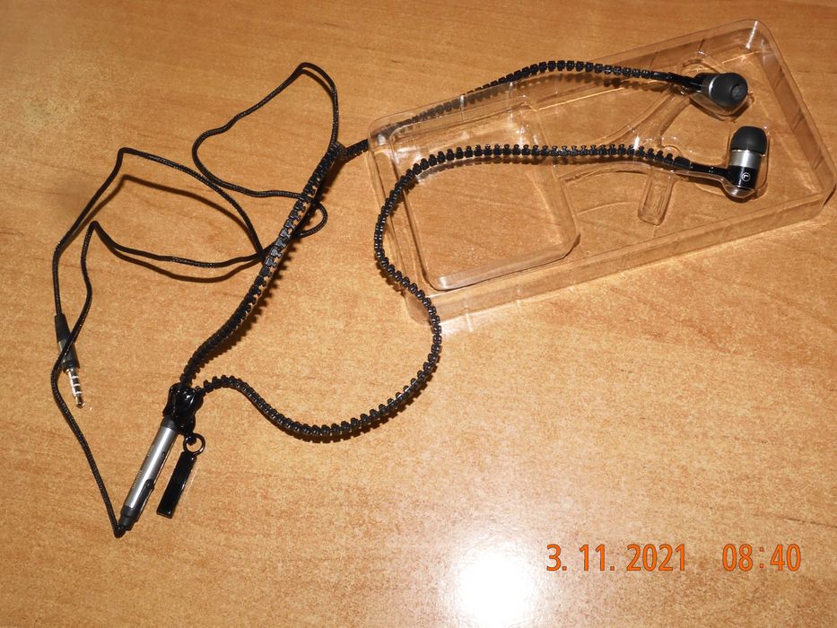 Słuchawki muzyczne stereo MyPhone zamek YKK