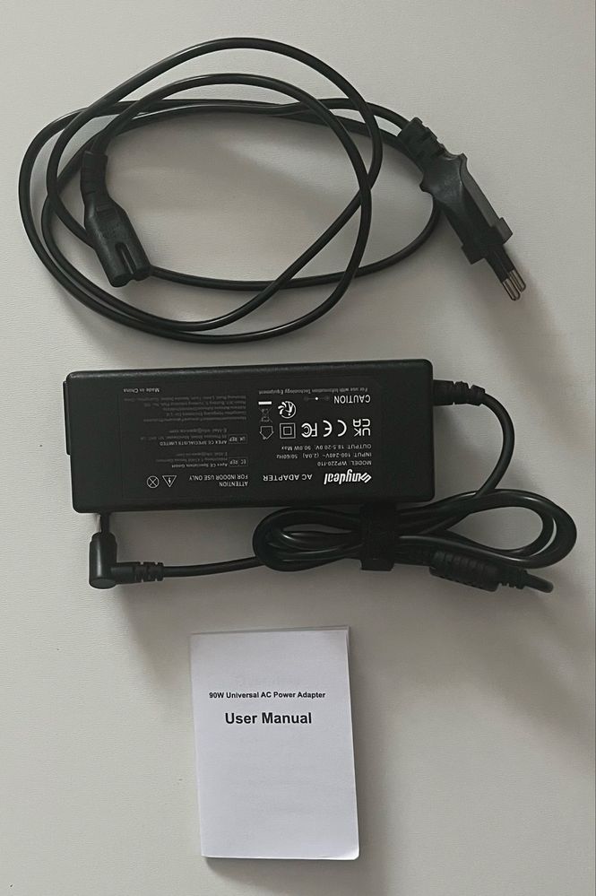 SUNYDEAL zasilacz do laptopa 90W 18,5-20V z USB i kablem